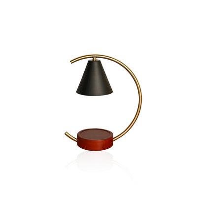Nordic Candle Warmer - Retro Metal Wood Lamp