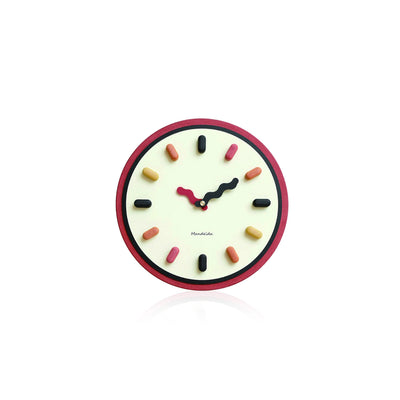 Nordic Wall Clock – Retro Wooden Quartz Timepiece