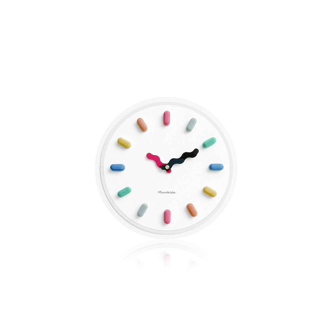 Nordic Wall Clock – Retro Wooden Quartz Timepiece