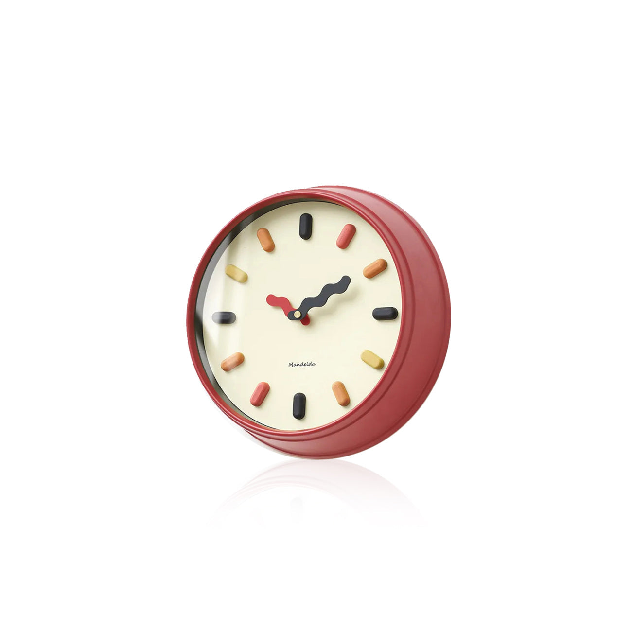 Nordic Wall Clock – Retro Wooden Quartz Timepiece