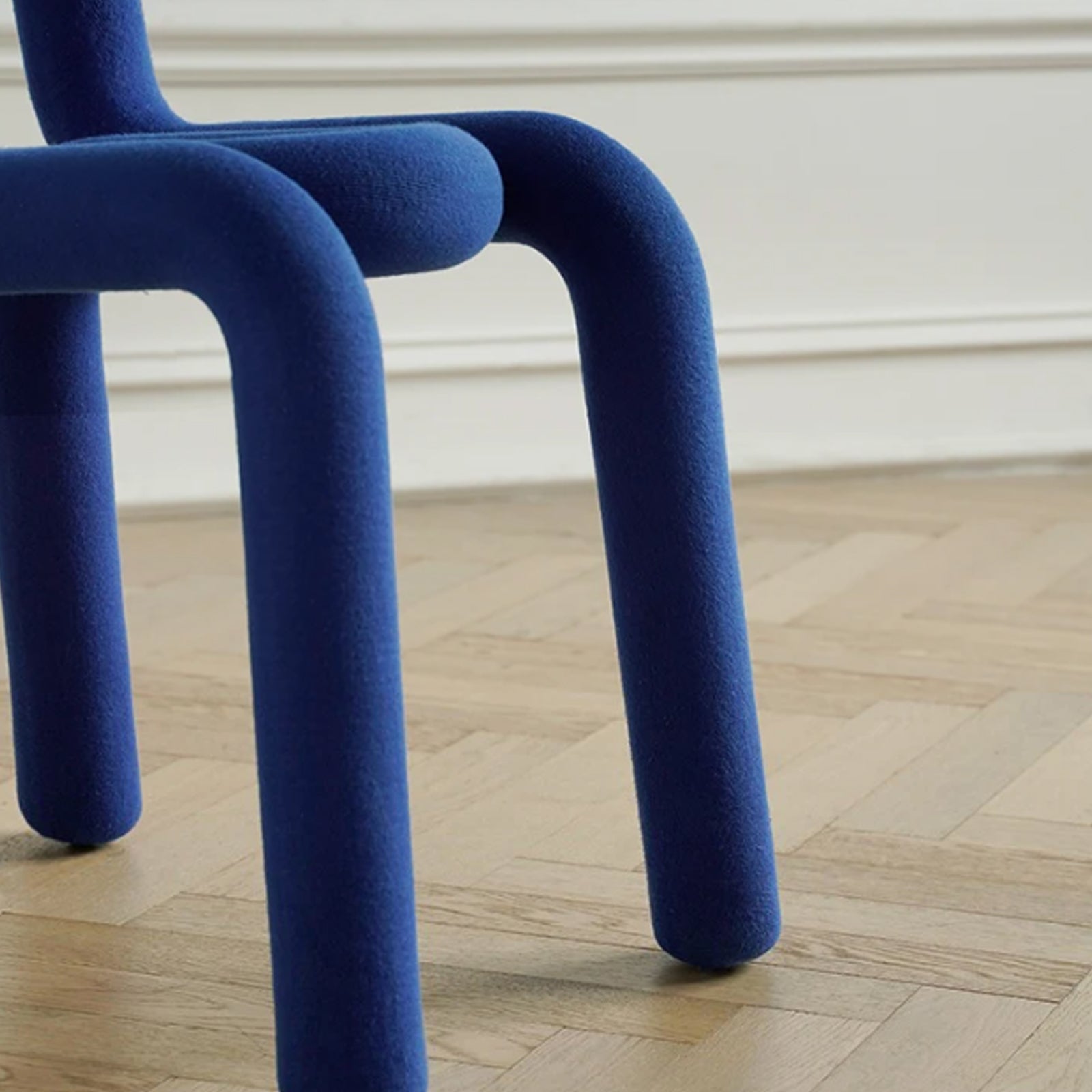 Fabric Lounge Chair - Nordic Bent Pipe Armchair