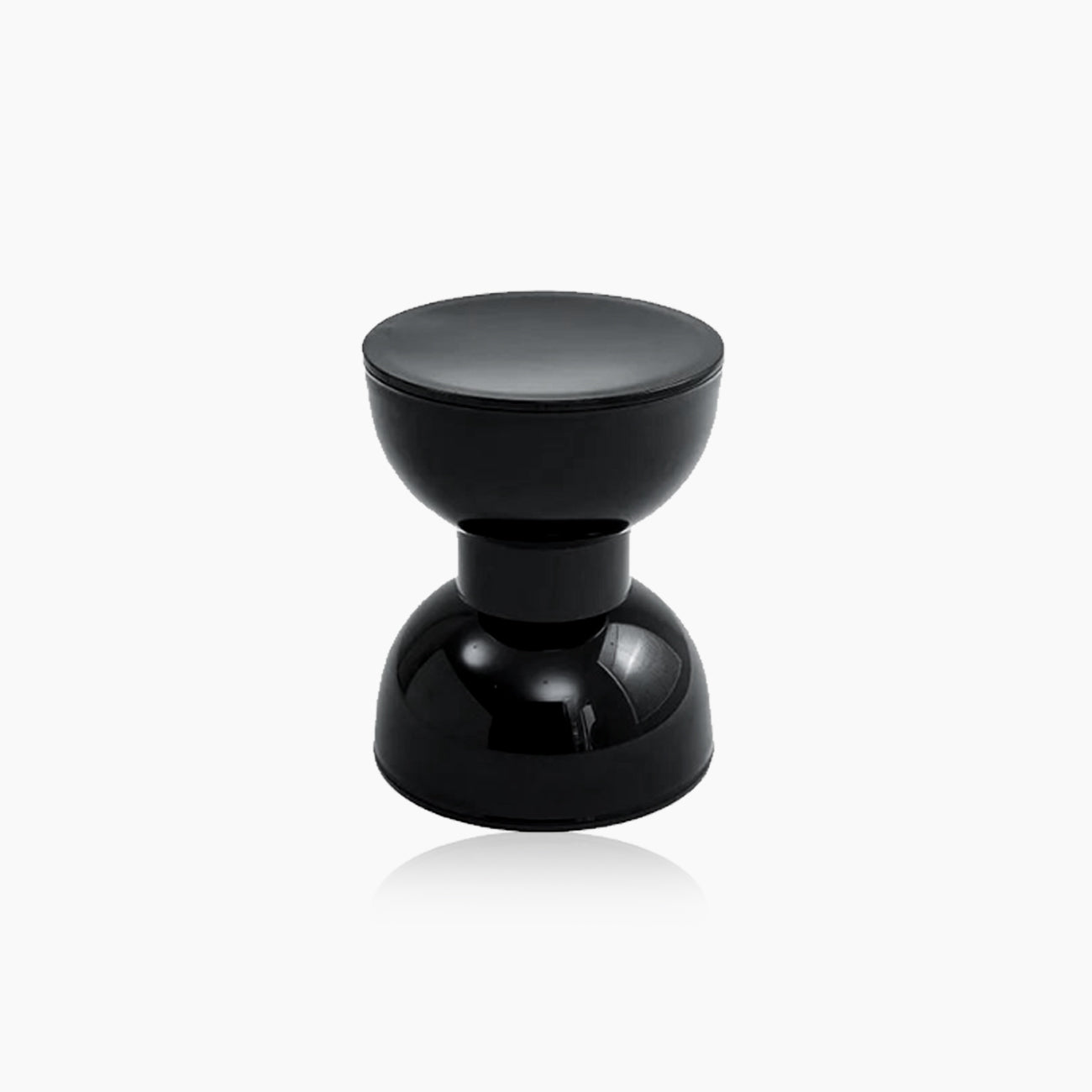 Nordic Hourglass Stool – Glossy ABS Side Table