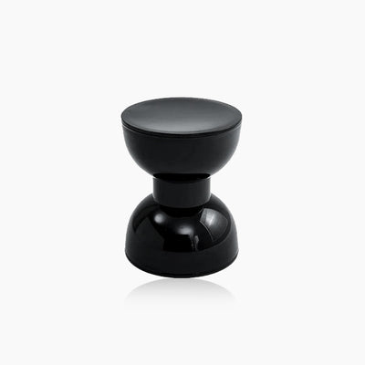 Nordic Hourglass Stool – Glossy ABS Side Table