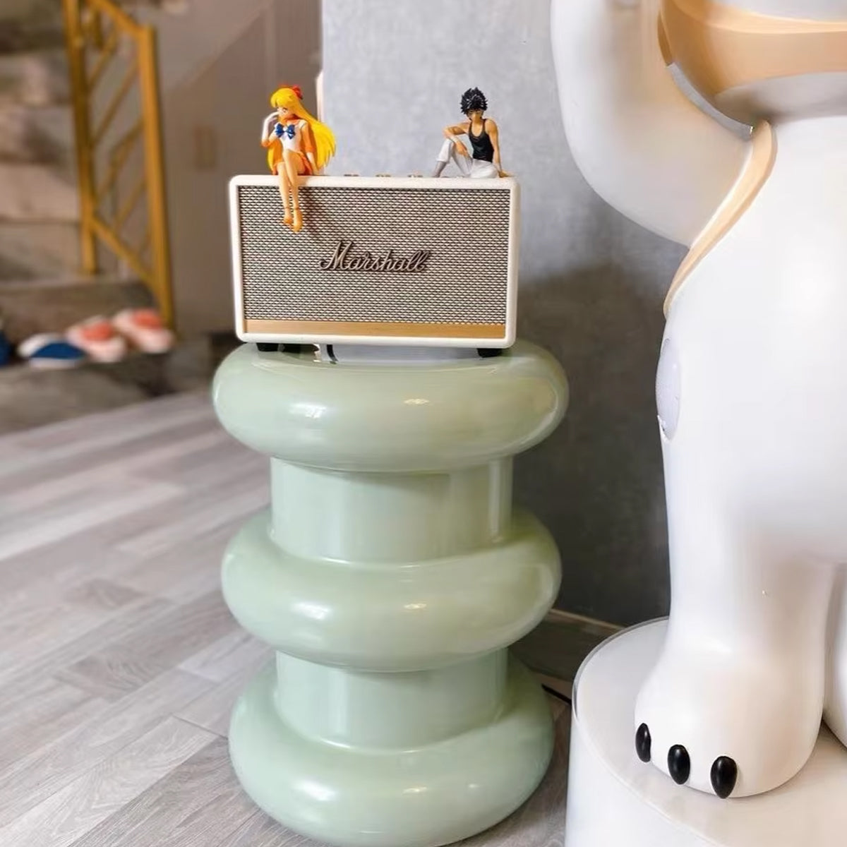 Nordic ABS Stool - Colorful Multifunctional Side Table
