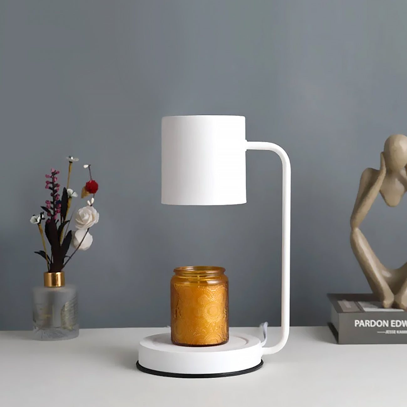 Dimmable Candle Warmer - Nordic Minimalistic Metal Design