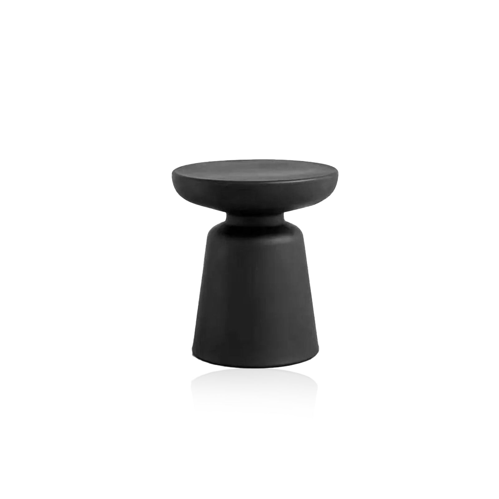 Nordic Matte Side Table - Round ABS Stool Compact