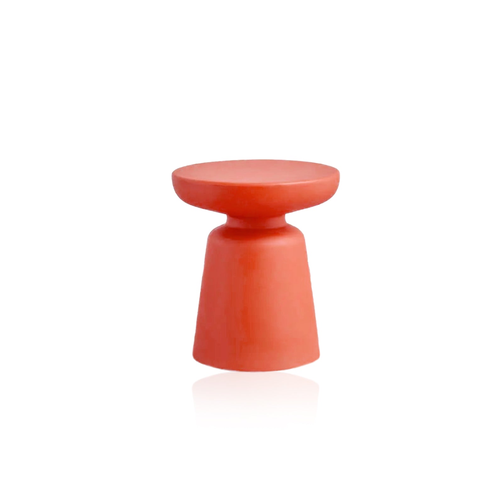 Nordic Matte Side Table - Round ABS Stool Compact