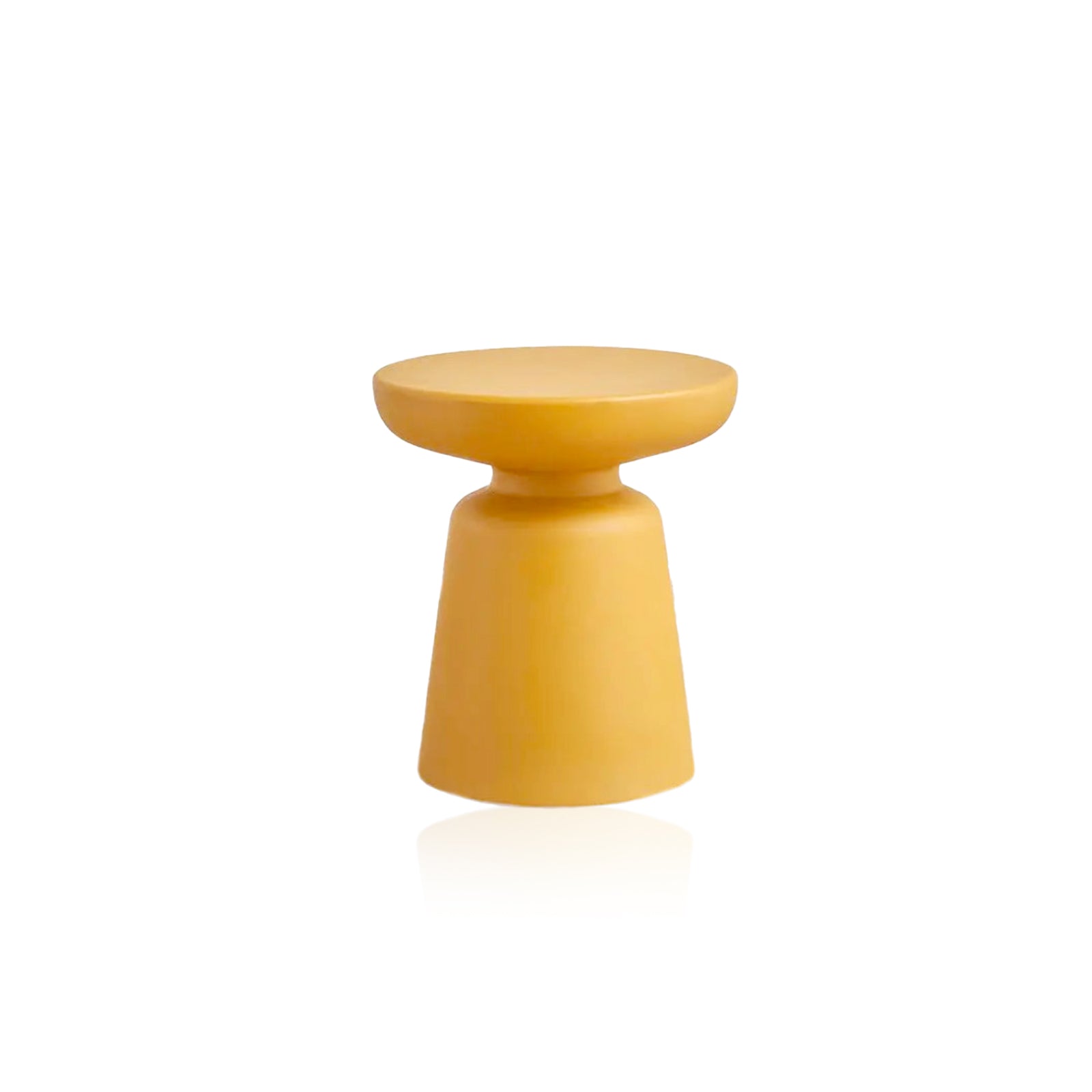 Nordic Matte Side Table - Round ABS Stool Compact