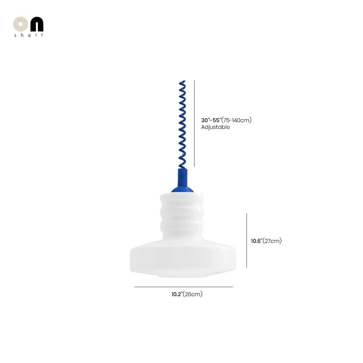 Retro Pendant Lamp - Geometric Coil-Line Light