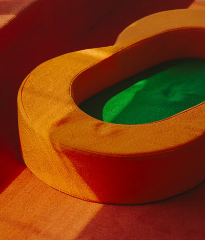 Viscoelastic bed orange and green