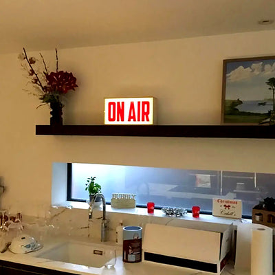 Retro Lightbox Lamp – On Air Sign Table Lamp