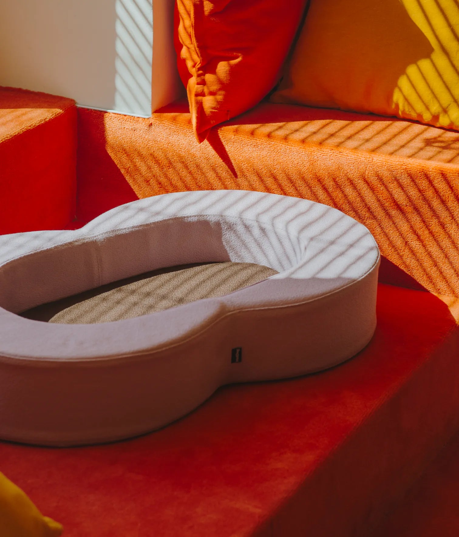 Viscoelastic bed pink and brown