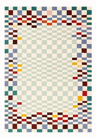 PIXEL HARMONY | Abstract Nordic Wool Rug