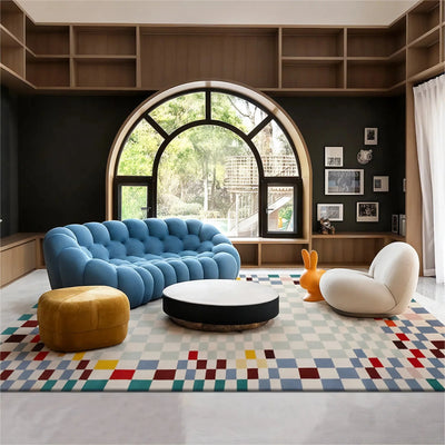 PIXEL HARMONY | Abstract Nordic Wool Rug
