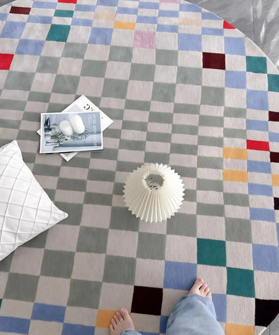 PIXEL HARMONY | Abstract Nordic Wool Rug