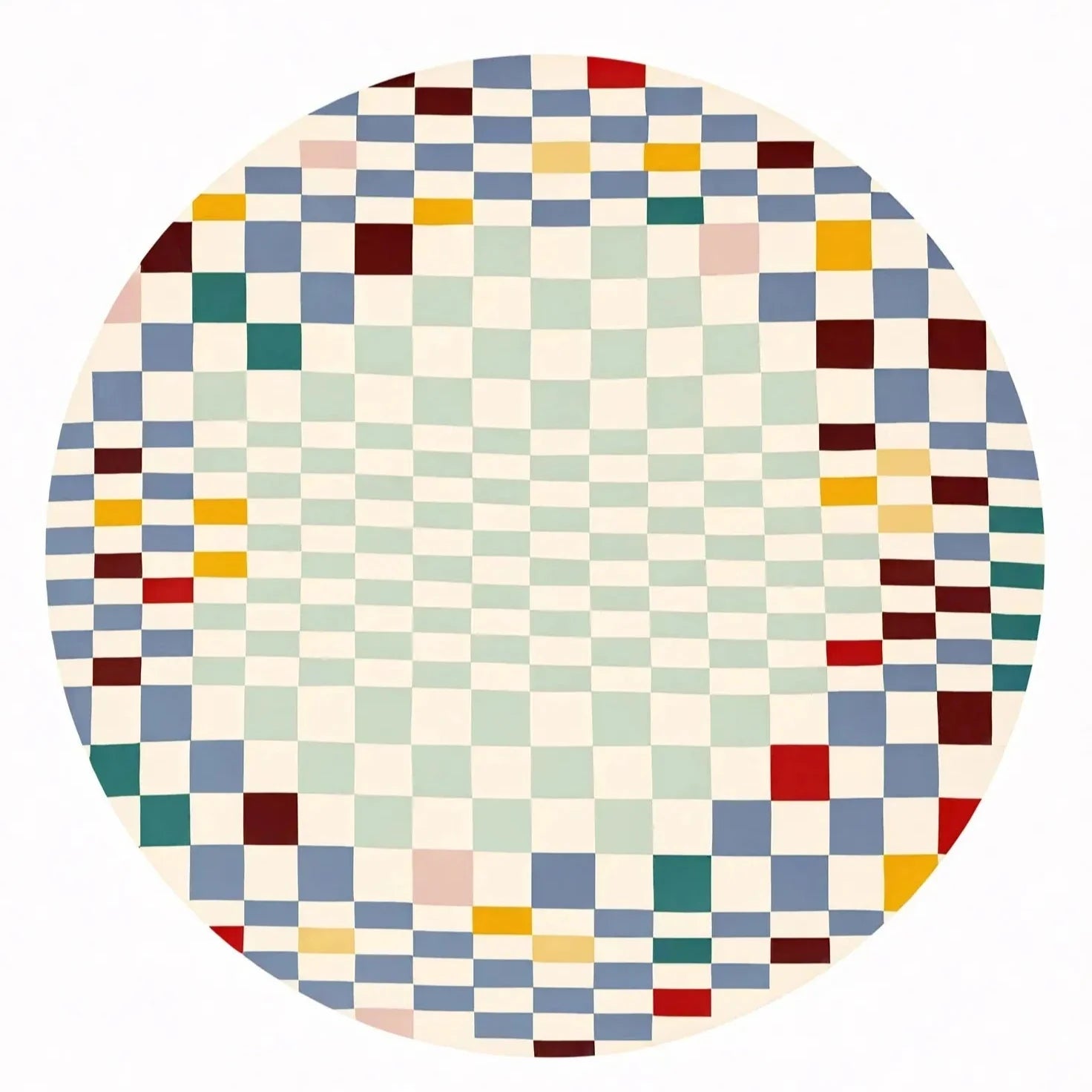 PIXEL HARMONY | Abstract Nordic Wool Rug