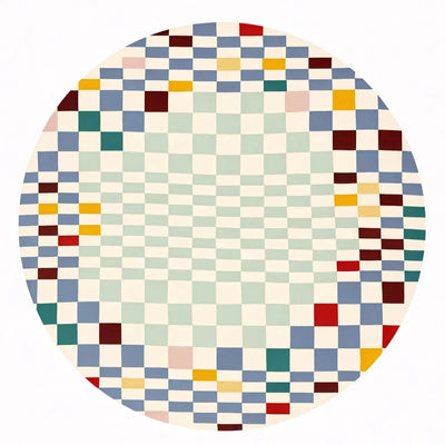 PIXEL HARMONY | Abstract Nordic Wool Rug