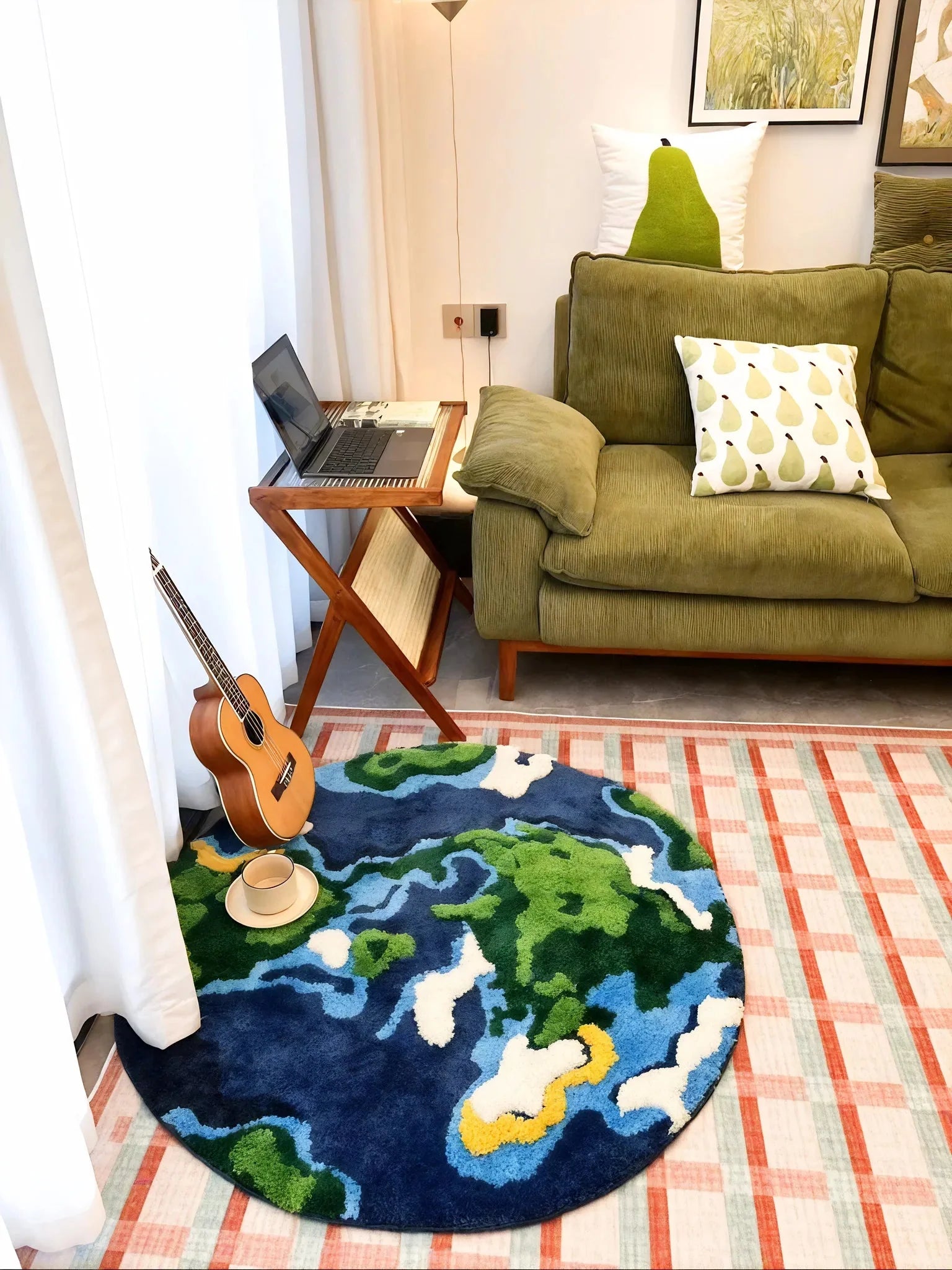 TERRA-SPHERE | Earth-Inspired Round Rug