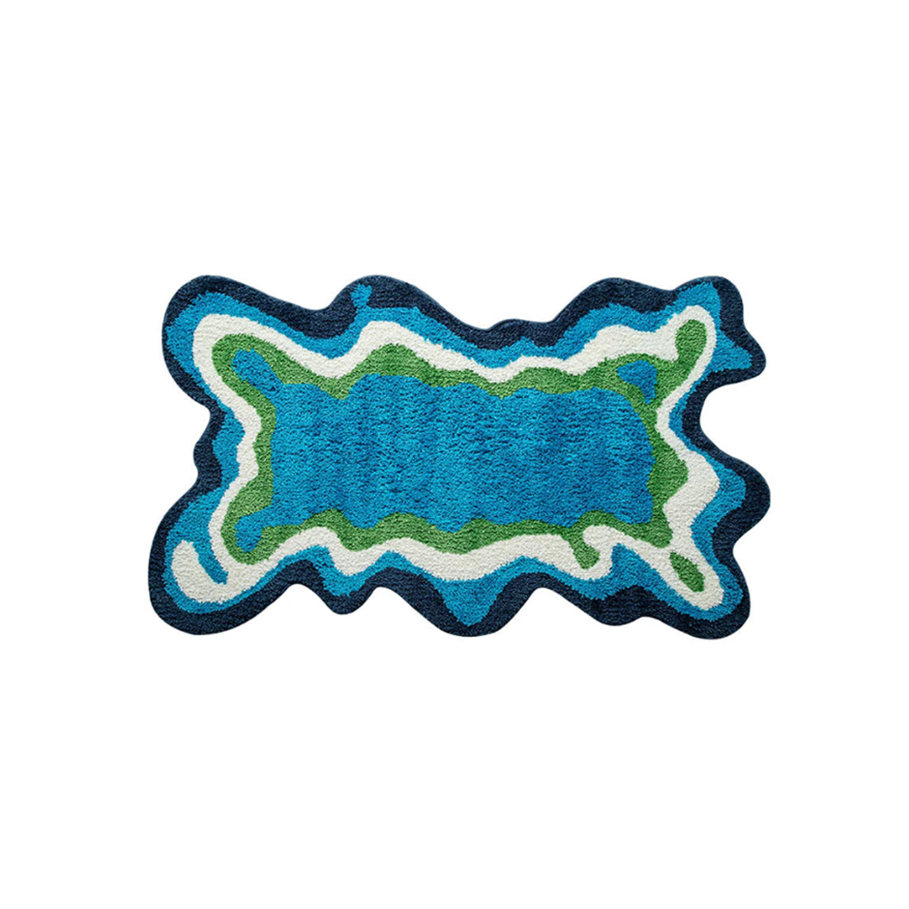 Psychedelic Retro Rug - 3ft x 4ft Machine Washable Area Rug