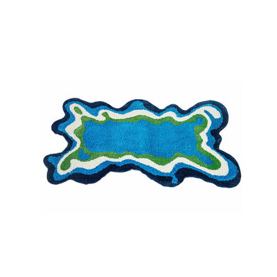 Psychedelic Retro Rug - 3ft x 4ft Machine Washable Area Rug
