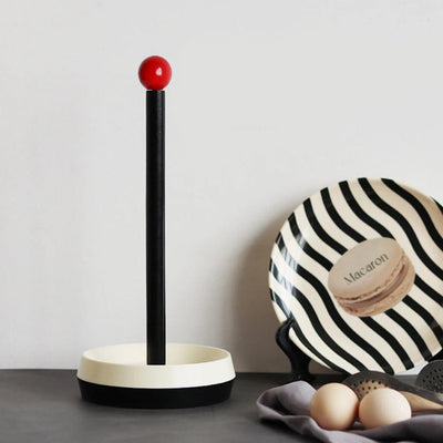 Red Ball Paper Towel Holder - Retro Kitchen Decor