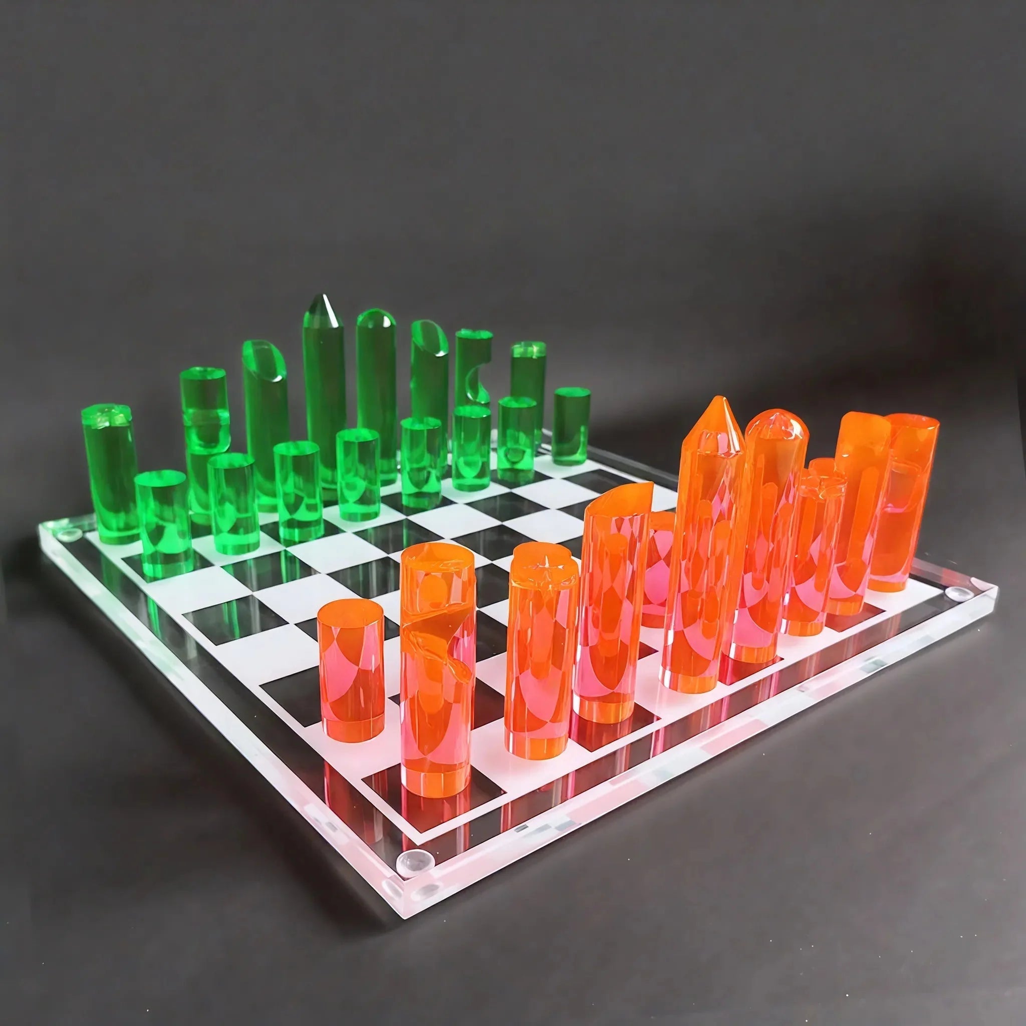 CHROMA | Retro Acrylic Chess Set