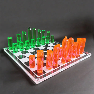 CHROMA | Retro Acrylic Chess Set