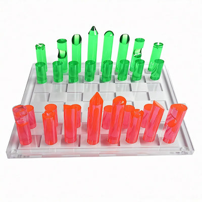 CHROMA | Retro Acrylic Chess Set