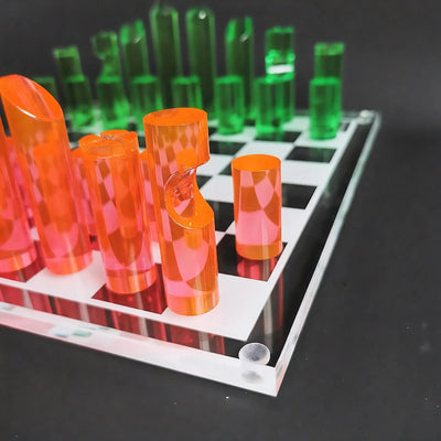 CHROMA | Retro Acrylic Chess Set