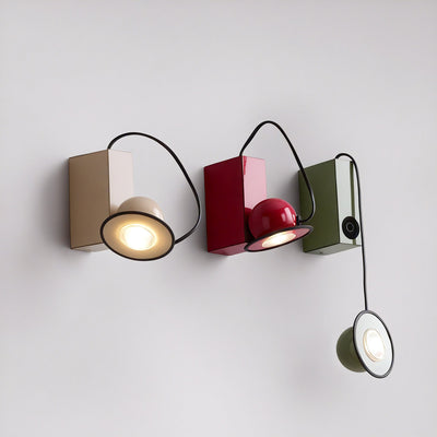 Retro Minibox Table & Wall Lamp