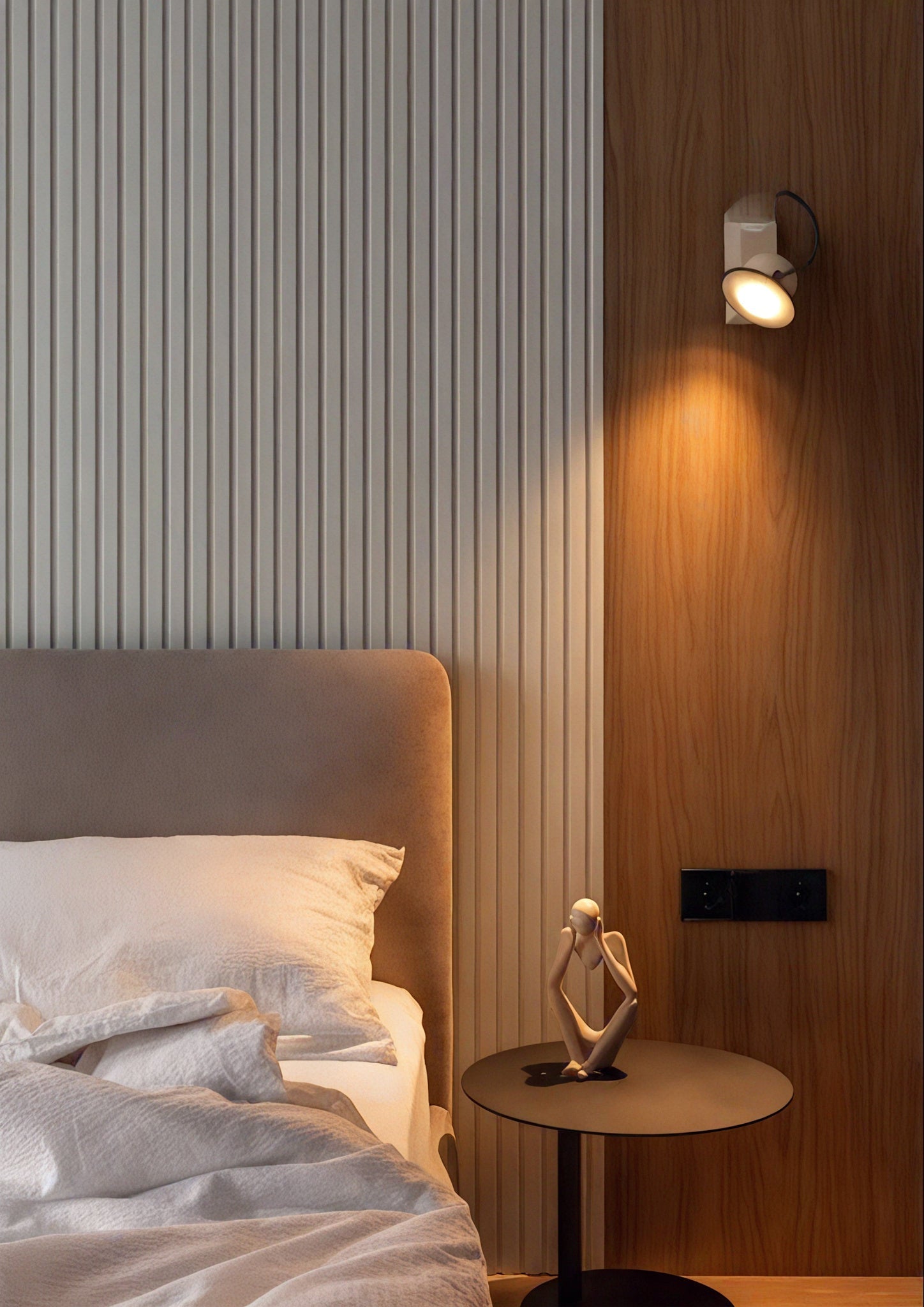 Retro Minibox Table & Wall Lamp