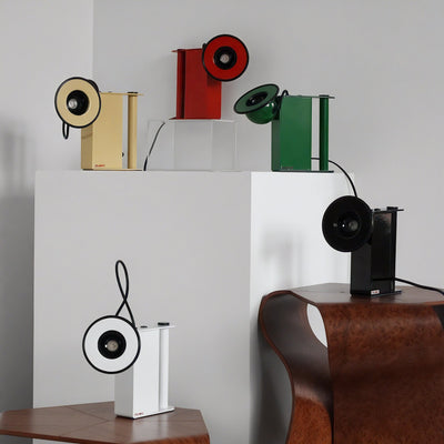 Retro Minibox Table & Wall Lamp