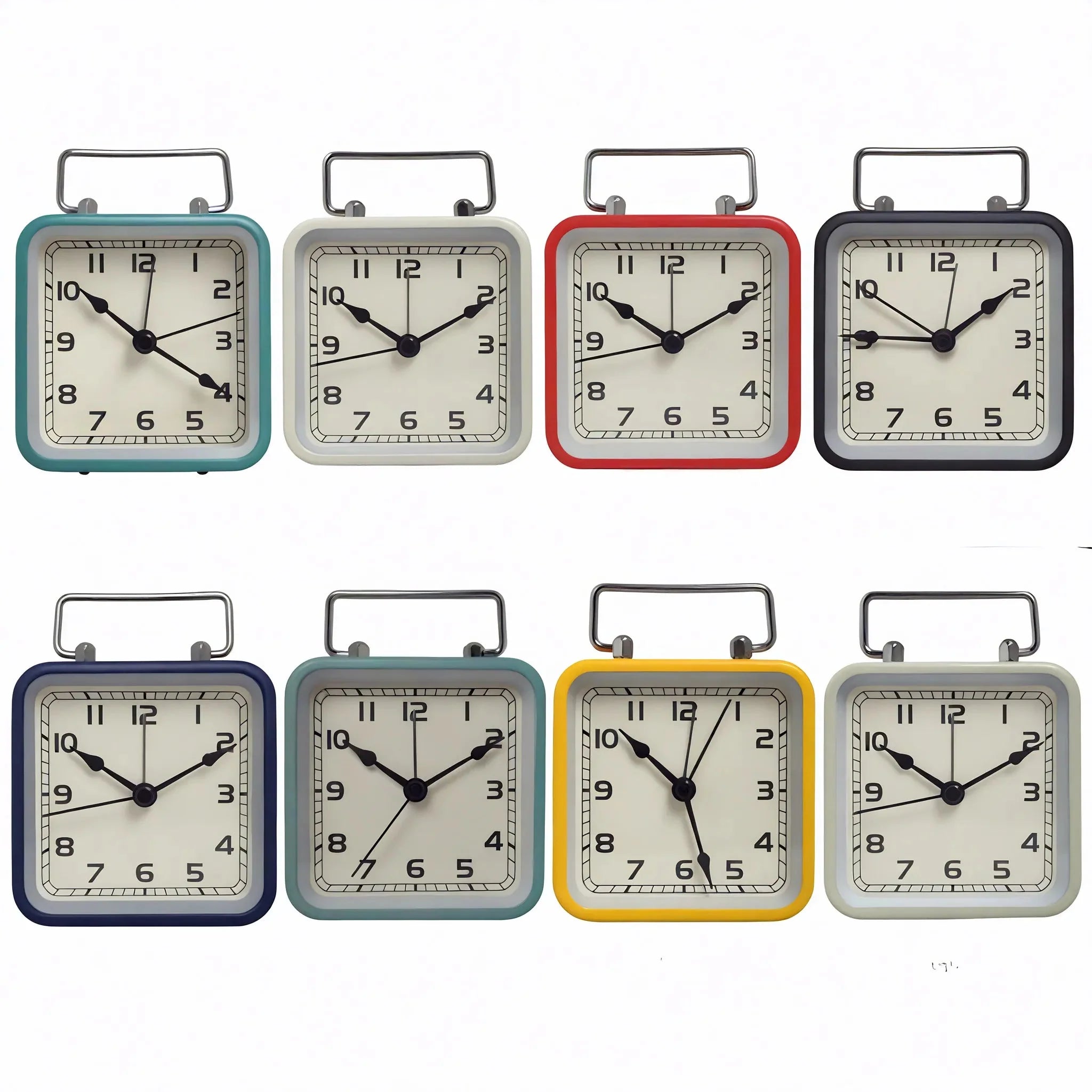 KRONOS SQUARE | Retro Analog Desk Clock