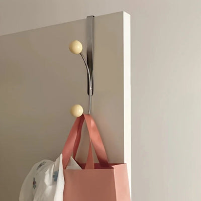 Door Hook Rack - Retro Ball Metal Hooks 10"