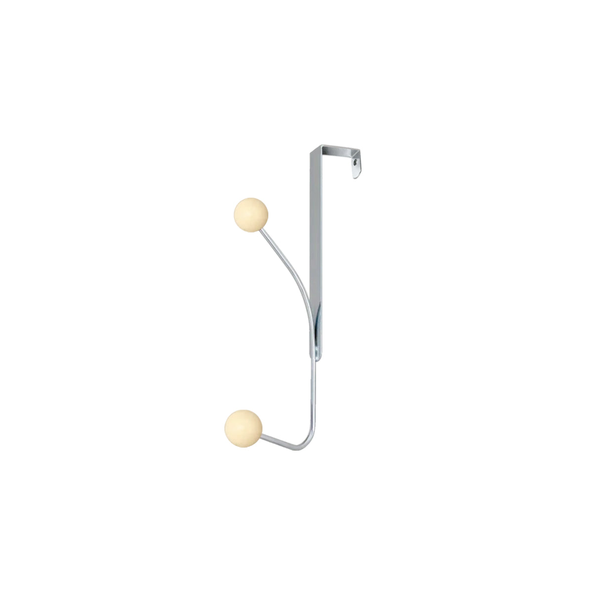 Door Hook Rack - Retro Ball Metal Hooks 10"