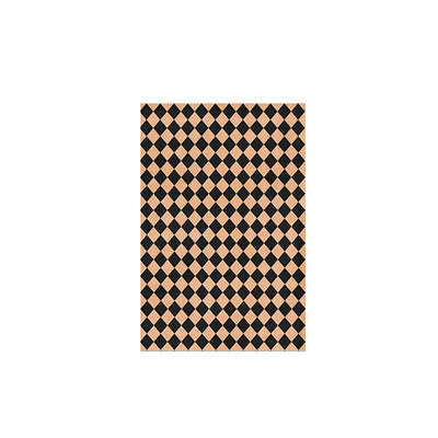 Retro Plaid Rug - Diamond Carpet, Anti Slip Mat