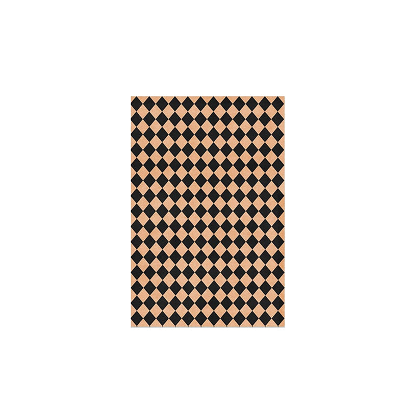Retro Plaid Rug - Diamond Carpet, Anti Slip Mat