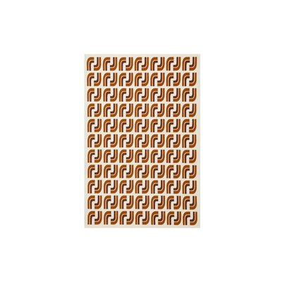 Mid Century Rug – Retro Patterned Area Carpet