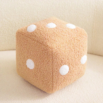 DICE-LUXE | Nordic Embroidered Plush Cube