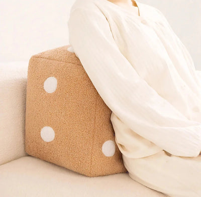 DICE-LUXE | Nordic Embroidered Plush Cube