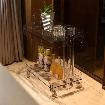 MODERNIST | Acrylic Rolling Utility Cart