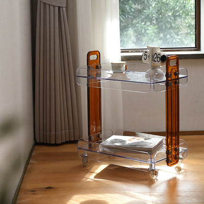 MODERNIST | Acrylic Rolling Utility Cart