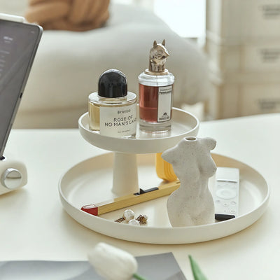 Rotary Tray | Two-Tier Utility Tray