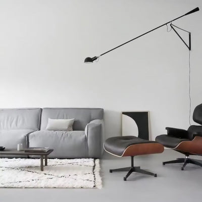 Industrial Wall Lamp | Adjustable Rotating Metal Sconce