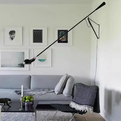 Industrial Wall Lamp | Adjustable Rotating Metal Sconce