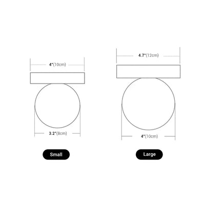 Round Macaron Wall Lamp - Energy Efficient Hallway Light