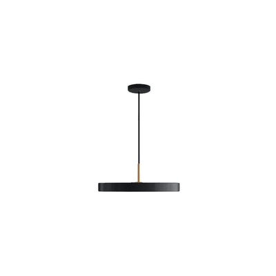Remote Control Pendant Light - Modern Round Plate Ceiling Fixture