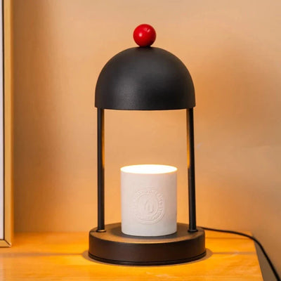 Modern Candle Warmer - Red Metal Electric Lamp