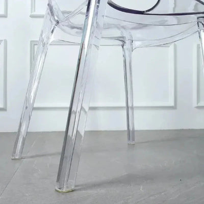 Acrylic Dining Chair - Nordic Clear Durable Seat