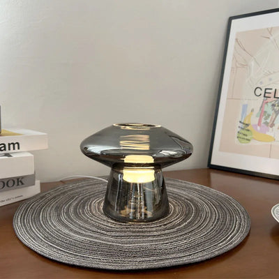 UFO Glass Table Lamp - Mini Stained Glass Light